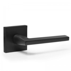 침실 및 욕실 문 매트 블랙을위한 S7503 개인 정보 보호 도어 레버