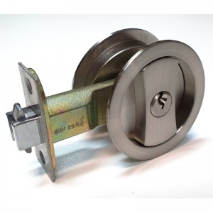 1602 보이지 않는 슬라이딩 헛간 나무 문 포켓 도어 핸들 잠금 장치